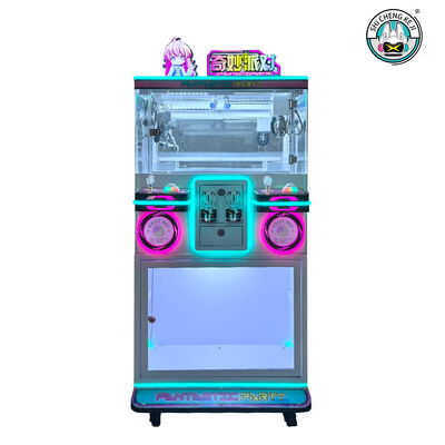 Buen precio Máquina de garra automática operada con monedas con doble toque transparente y colorida en línea