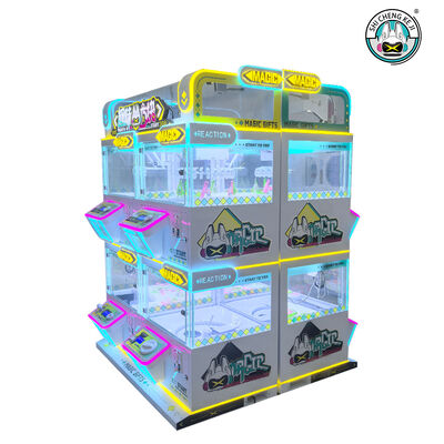 Bom preço Máquina de moedas de metal de plástico com garra Multicolor Jogos de pelúcia e máquinas de diversão on-line