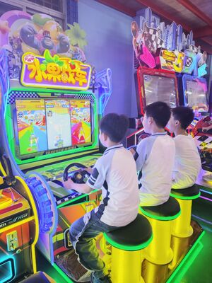 Kids Racing Game 3-Player  Simulator Motion Family Fun