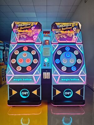 2-Player PK Mode Coin Operated Claw Machine with Adjustable Claw Strength and LED Lighting for Arcade Prize Game