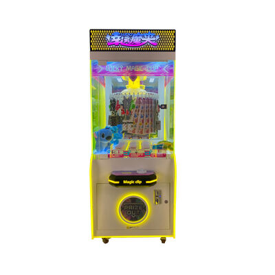 Lucky Magic Clip (40 Clips + Blind Box Function) Prize Machine, High Playability for Amusement Park Business