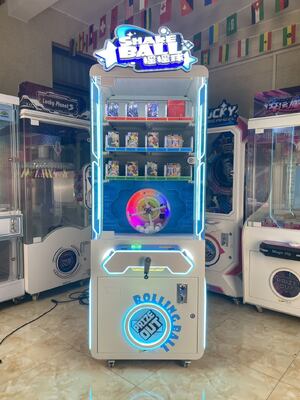 Commercial Rolling Ball Prize Machine, LED Light for Indoor Playground Arcade